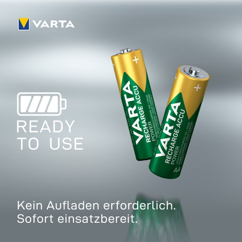 VARTA Batterien AA wiederaufladbar 2600mAh